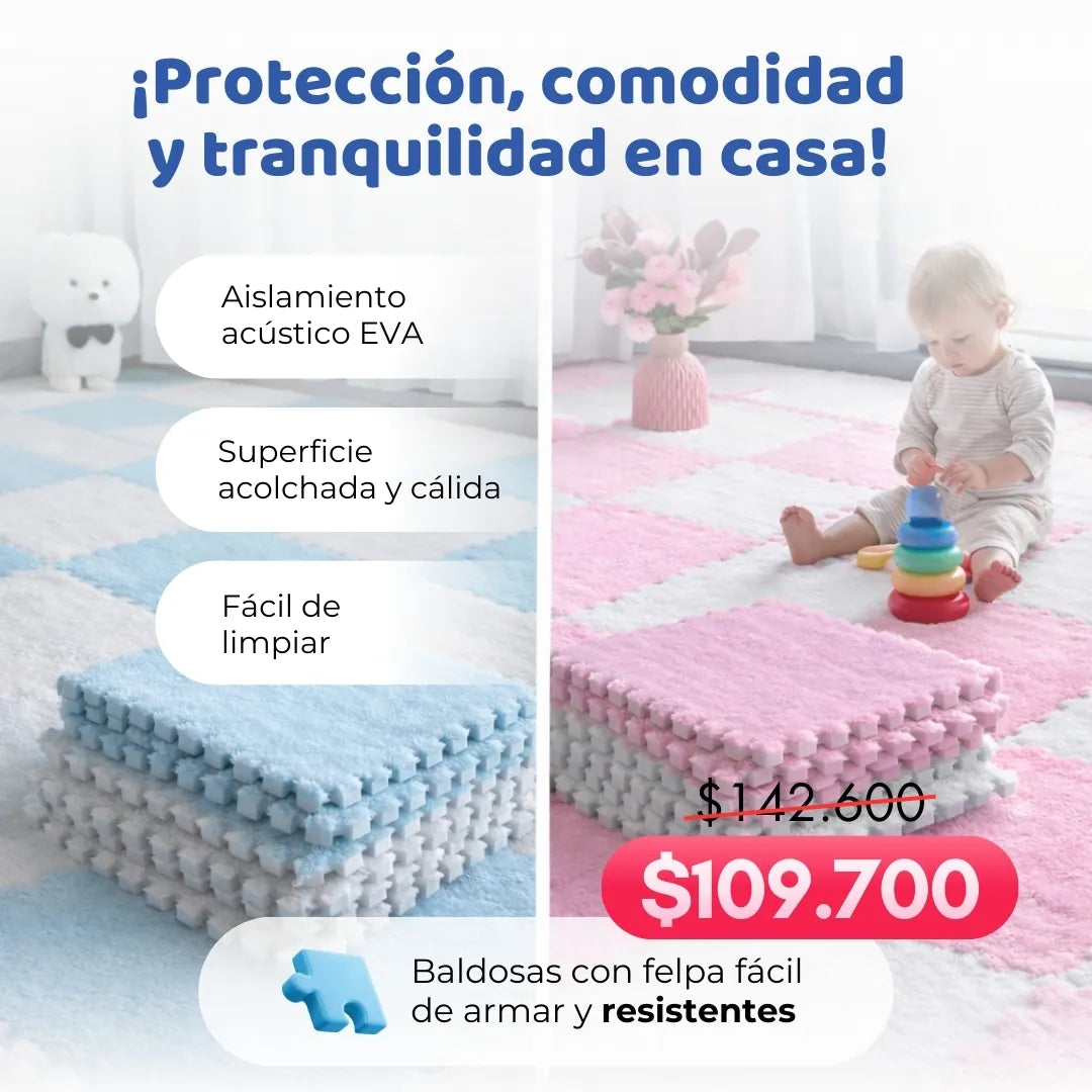 Alfombra de aislamiento acústico EVA para interiores