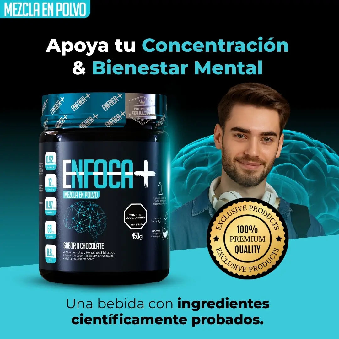 ENFOCA+ Suplemento para el Enfoque y la Claridad Mental