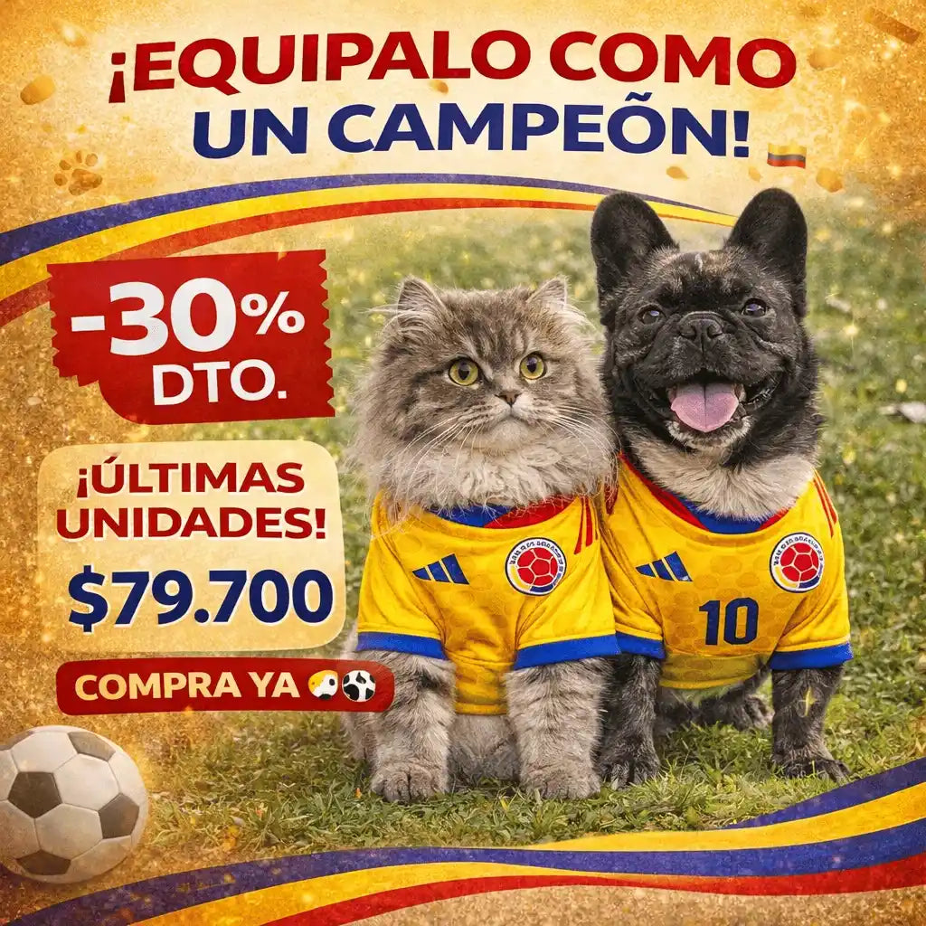camiseta colombia perros