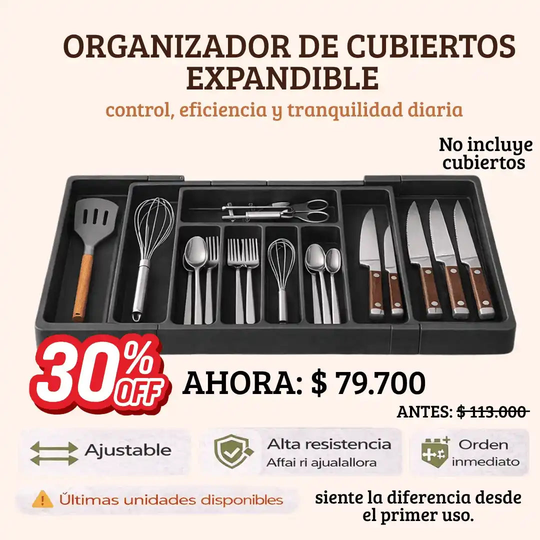 organizador de cubiertos